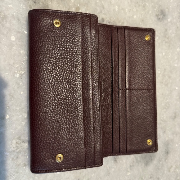 🍷 Mulberry Continental Tree Small Classic Wallet – Oxblood Grained Leather 🍷 - Picture 9 of 11